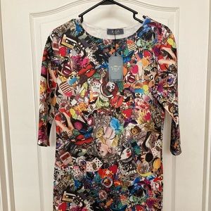 Colorful dress new with tags